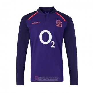Maglia Inghilterra Manga Larga Rugby Away Classic