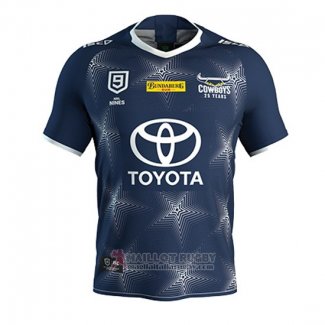 Maglia North Queensland Cowboys Rugby 2020 Blu