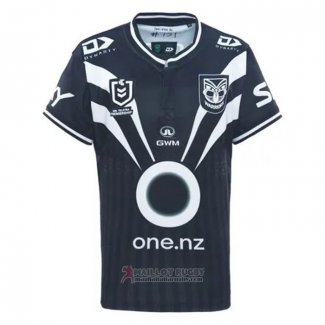 Maglia Nuova Zelanda Warriors Rugby 2025 Allenamento Nero