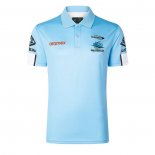 Maglia Polo Cronulla Sutherland Sharks Rugby 2026 Blu