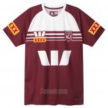 Maglia Queensland Maroons Rugby 2024 Allenamento Rosso