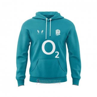 Felpe Con Cappuccio Inghilterra Rugby 2025 Verde