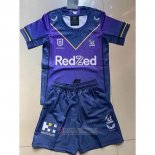 Maglia Bambini Kit Melbourne Storm Rugby 2021 Home