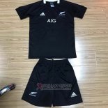 Maglia Bambini Kit Nuova Zelanda All Blacks Rugby 2019-2020 Home