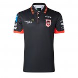 Maglia Polo St George Illawarra Dragons Rugby 2026 Nero