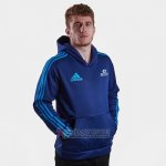 Felpe con Cappuccio Blues Rugby 2019 Blu