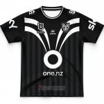 Maglia Bambini Nuova Zelanda Warriors Rugby 2025 Allenamento Nero
