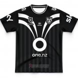 Maglia Bambini Nuova Zelanda Warriors Rugby 2025 Allenamento Nero