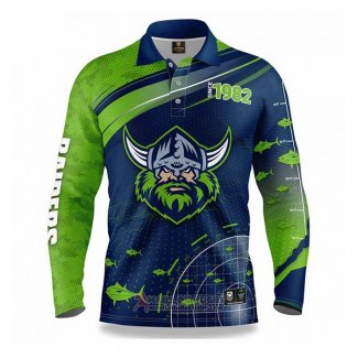 Maglia NRL Canberra Raiders Rugby 2022 Fish Finder