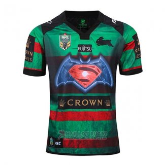 Maglia South Sydney Rabbitohs Rugby 2016 Superman vs Batman