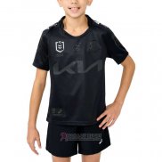 Maglia Bambini Brisbane Broncos Rugby 2025 Captains Run Nero