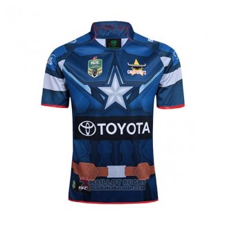 Maglia North Queensland Cowboys Captain America Marvel 2017