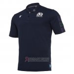 Maglia Polo Scozia Rugby 2019-2020 Blu