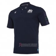 Maglia Polo Scozia Rugby 2019-2020 Blu