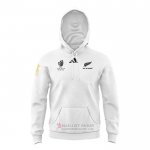 Felpe Con Cappuccio All Black Rugby 2023 Bianco
