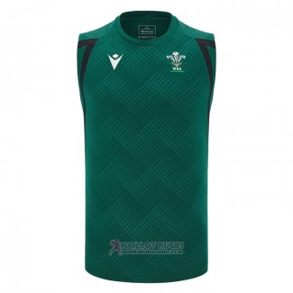 Canotta Galles Rugby 2026 Allenamento Verde