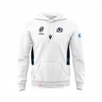 Felpe Con Cappuccio Scozia Rugby 2023 Bianco