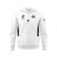 Felpe Con Cappuccio Scozia Rugby 2023 Bianco