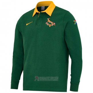 Maglia Sud Africa Manica Lunga Rugby 2025-2026 Allenamento