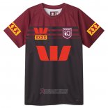 Maglia Queensland Maroons Rugby 2024 Allenamento Nero