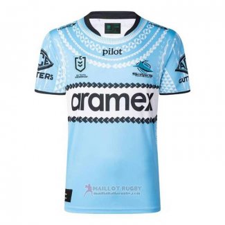 Maglia Cronulla Sutherland Sharks Rugby 2025 Conmemorativa