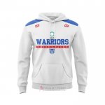 Felpe Con Cappuccio Nuova Zelanda Warriors Rugby Bianco