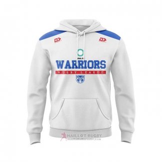 Felpe Con Cappuccio Nuova Zelanda Warriors Rugby Bianco