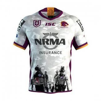 Maglia Brisbane Broncos Rugby 2019-2020 Commemorativo