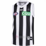 Maglia Collingwood Magpies AFL 2019 Bianco Nero