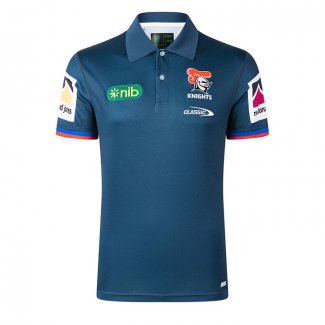 Maglia Polo Newcastle Knights Rugby 2026 Blu
