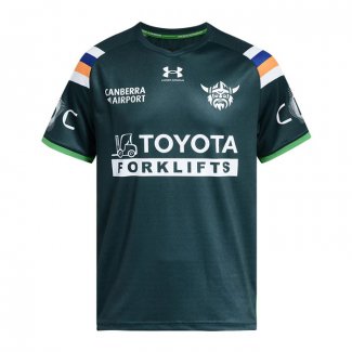 Maglia Canberra Raiders Rugby 2026 Allenamento Verde